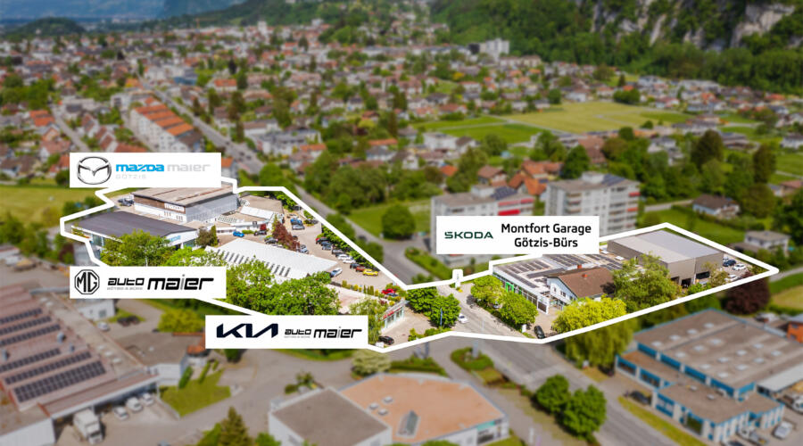 Auto Maier in Götzis - Luftbild